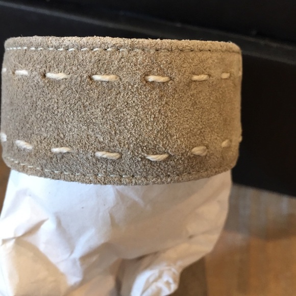 Frye Carson Ankle Strap Ballet Flats Suede 6.5 - Picture 4 of 8